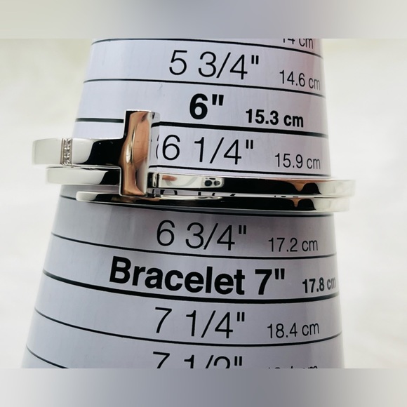 Tiffany Diamonds T Square Wrap Bracelet - Picture 7 of 8